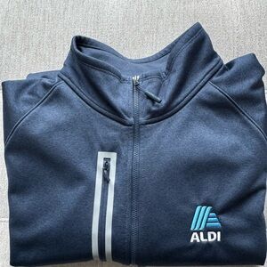 North Face/ Aldi collab Navy Blue Zip-Up Jacket